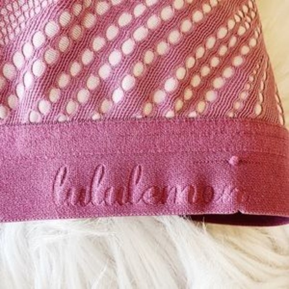 SOLD Lululemon Awake To Lace Sports Bra Purple 36C - Picture 6 of 6